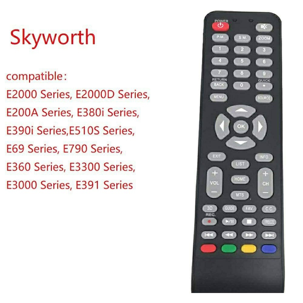 รีโมทสําหรับ Skyworth LED TV 24E3A11G 32E3A11G 40E3A11G 32E2000 40E2000 43E2000 43E2000 32E380I