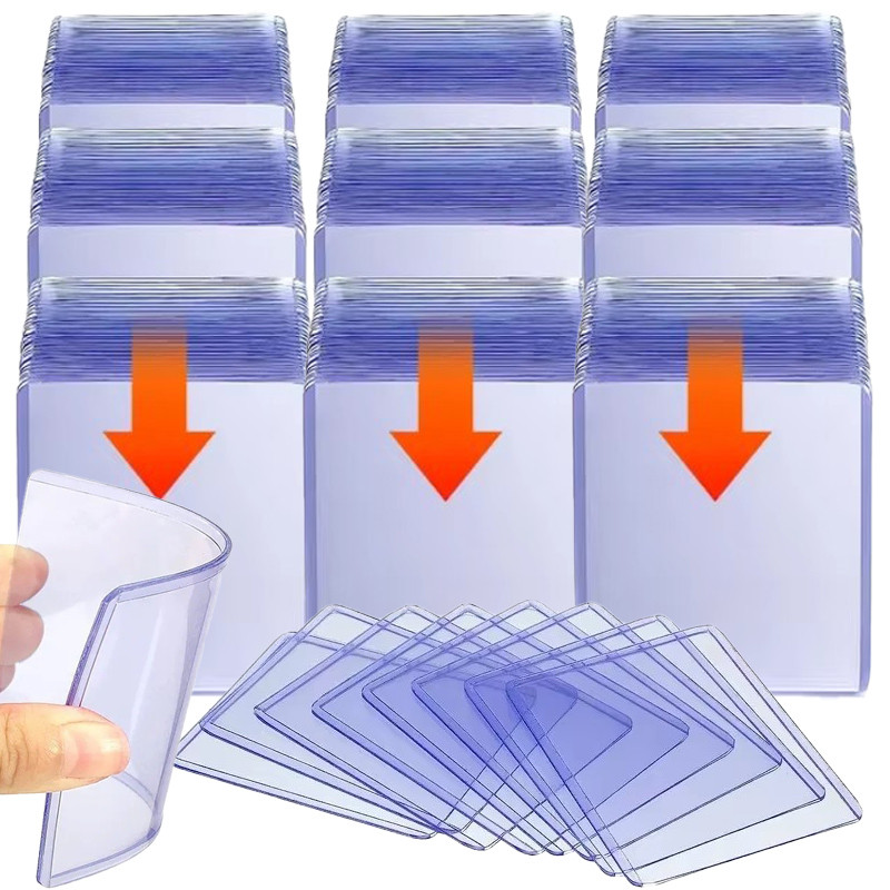 10/30/50ชิ้นพีวีซีการ์ดแขนป้องกัน-กันน้ําไอดอลภาพการ์ดเกมปก