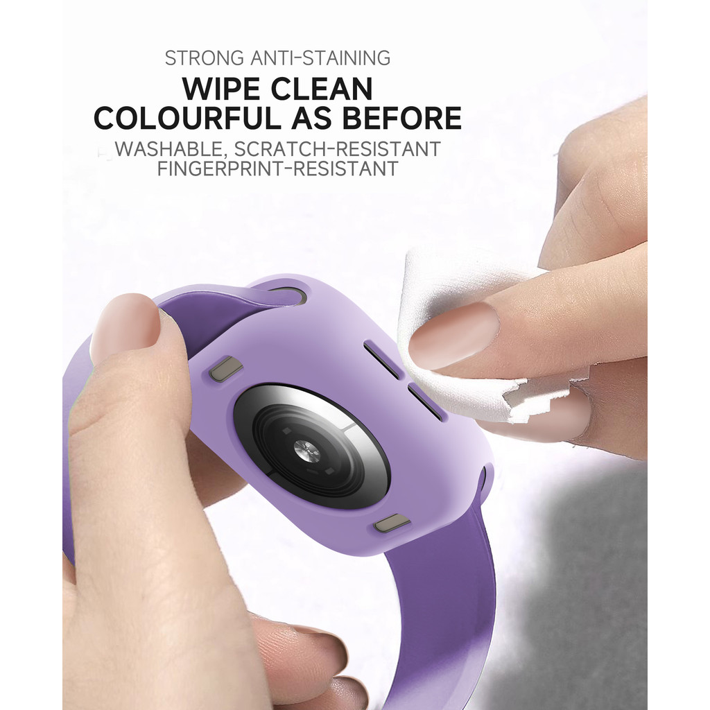 ลูกอม ทีพียู เคสป้องกันเข้ากันได้สําหรับ แอปเปิล ดู 46 มม. 45 มม. 44 มม. 41 มม. 40 มม. 42 มม. 38 มม.11 10 9 8 7 6 5 4 กับ 2 3 - รูปที่ 3