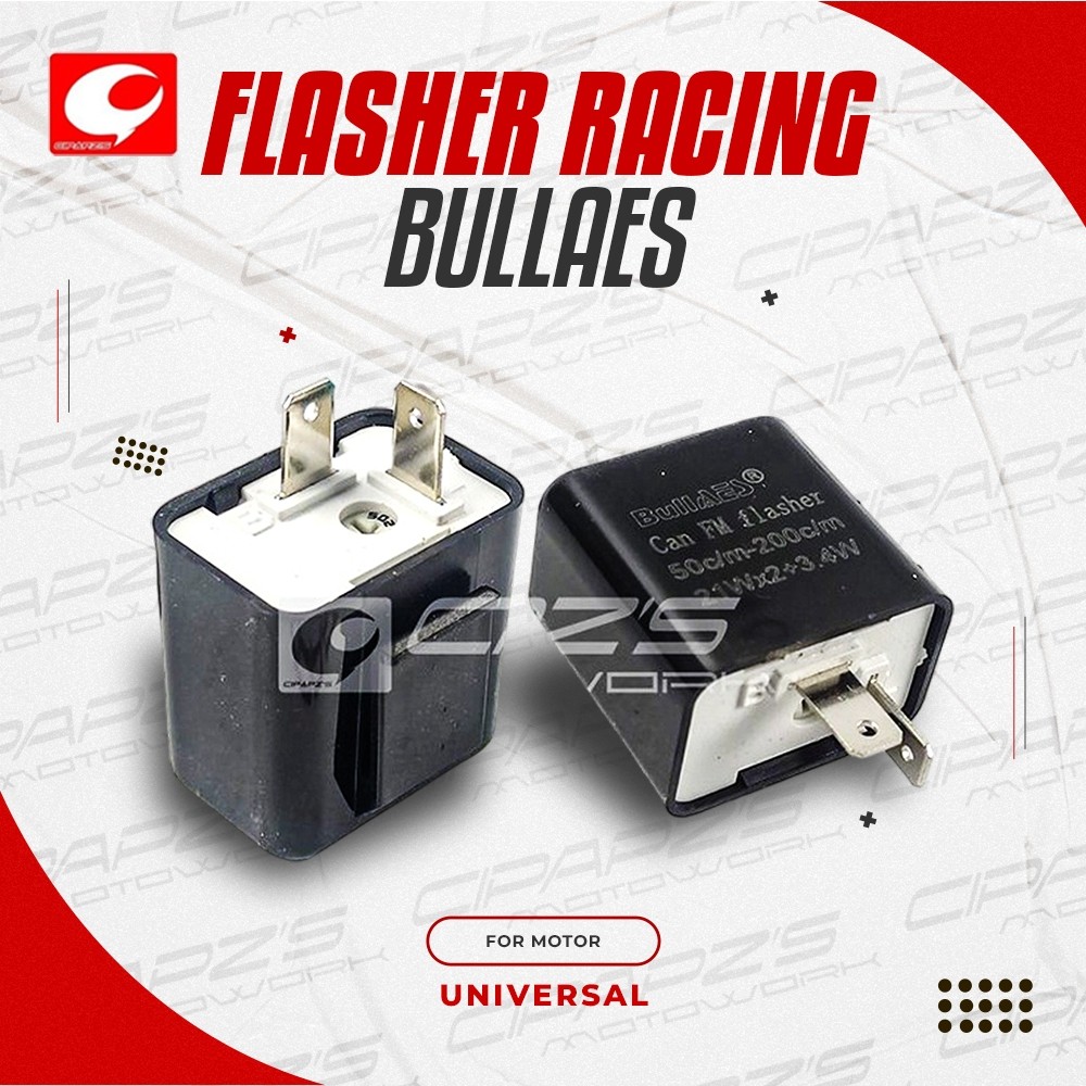ไฟเลี้ยว LED Flasher Relay Bullaes Racing การตั้งค่าไฟเลี้ยว
