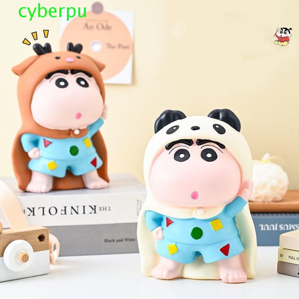 Cyberpullse กระปุกออมสินเครยอนชินจัง, ถังเงินการ์ตูนถังออมสินเครยอนชินจัง,ตกแต่งสร้างสรรค์ความจุขนาดใหญ่สะสมอะนิเมะเด็กกล่องเก็บเหรียญเงินสด