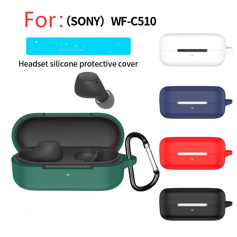 เหมาะสําหรับ Sony WF-C510 เคสป้องกัน Sony WF C510 เคสหูฟังซิลิโคน