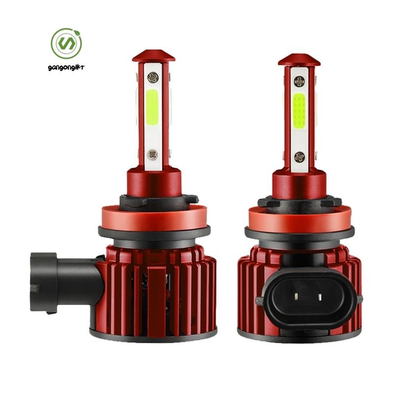 [gangong1kr]1 คู่ 4 ด้าน H8 H9 H11 LED Combo Head Light หลอดไฟไฟสูง/ต่ํา Super Bright Ice Blue 8000K
