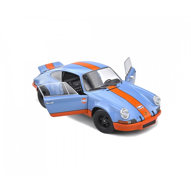 SOLIDO 1: 18 PORSCHE PO 911 GULF GULF โมเดลรถอัลลอย SOLIDO