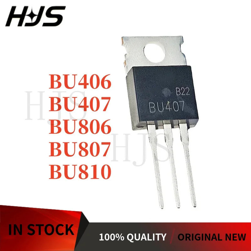 1-5PCS BU406 BU407 BU806 BU807 BU810 TO-220 NPN Field-effect ทรานซิสเตอร์