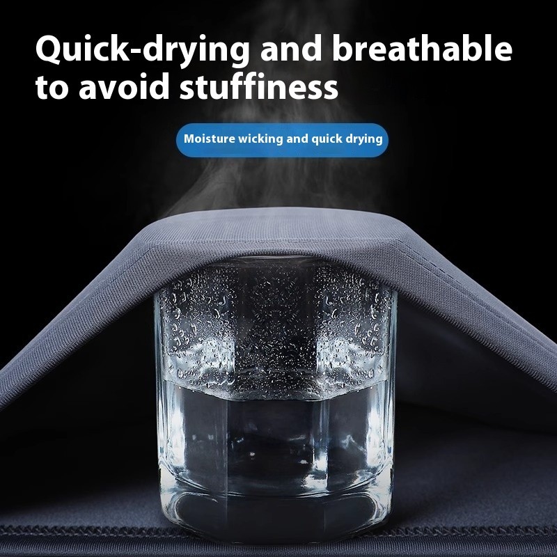 ชุดออกกำลังกายสำหรับผู้ชาย แขนยาว แห้งไว ระบายอากาศได้ดี เหมาะสำหรับวิ่งและขี่จักรยาน - รูปที่ 6