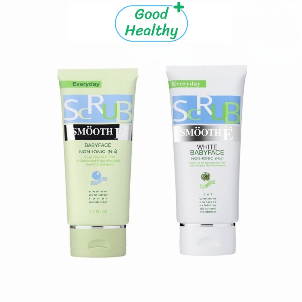Smooth E สมูทอี Smooth E Babyface Scrub / Smooth E White Baby face Scrub