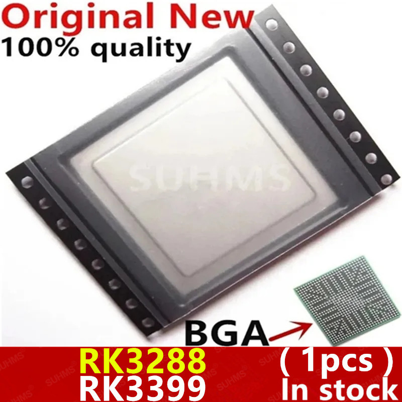 ((1ชิ้น) RK3288 RK3399 BGA ใหม่ 100%