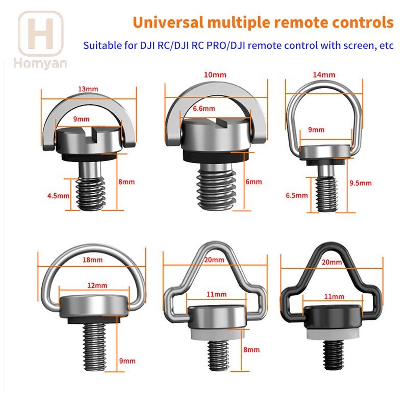 Tianyuaneee M4 มือแน่น Quick Release รีโมทคอนโทรลสกรูสายคล้องไหล่ Lanyard สกรูอุปกรณ์เสริมเหมาะสําหรับ Well