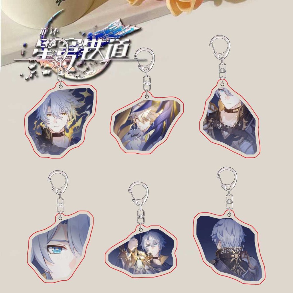 Honkai: Star Rail Painon/Honkai Star Rail Beale Star Rail Painon High-Value Double-Sided พวงกุญแจอะค