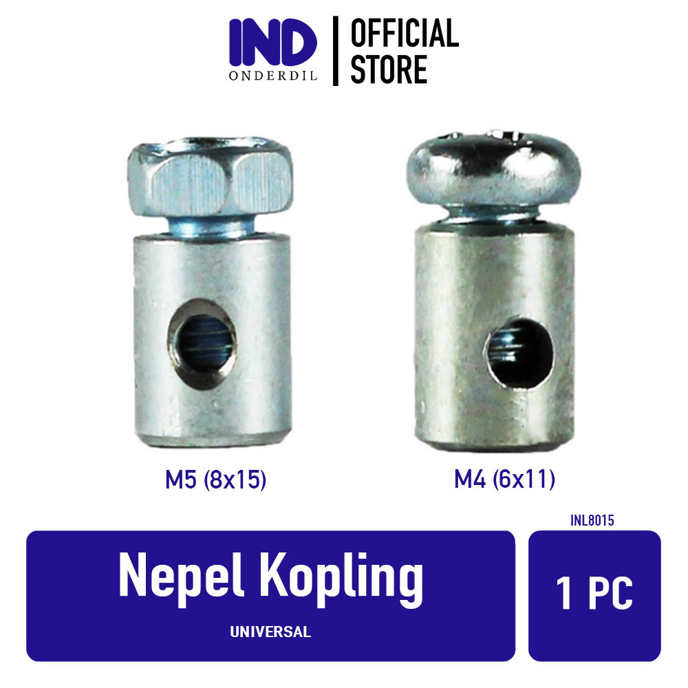 1 PC IND คลัทช์หัวนมอะไหล่ M5 5 8 x 15 มม. 8x15 มม. 8 x 15 มม. M4 M 4 6x11 6 x 11 Kupling ลวดจุกนม W