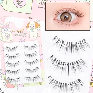 9-12-13 มม.พู่สไตล์ขนตาปลอมธรรมชาติ Curling Clear Stem บนกล้องเริ่มต้น One-piece Lash
