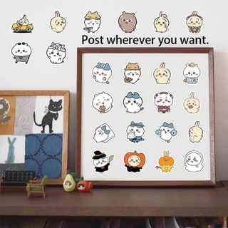"สินค้ามีคุณภาพ 100ชิ้น stickers สติกเกอร์ ลายการ์ตูนชิกาวะ 2*3CM ตกแต่งDIY สมุด คอมพิวเตอร์ แล็ปท็อป "