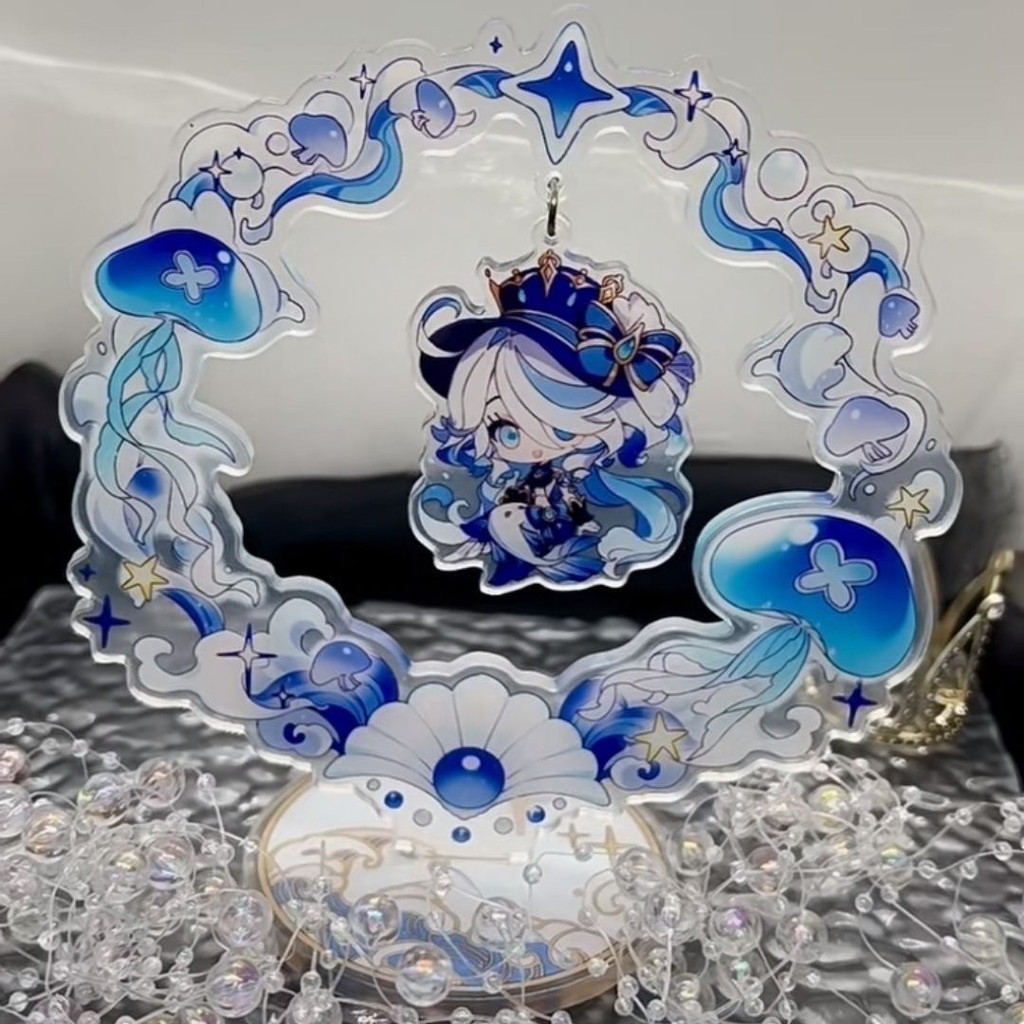 Genshin Impact Furina/Genshin Impact Furina/Genshin Furina เขย่าขาตั้ง Le ขาตั้งเดสก์ท็อป Sanbing ตก