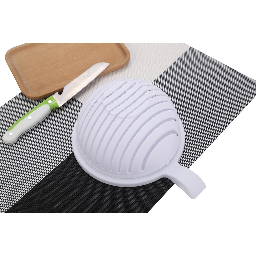 Salad Slicer Salad Cutter Bowl | Fruit and Vegetable Cutter | Use As A Lettuce Slicer, Vegetable Cho