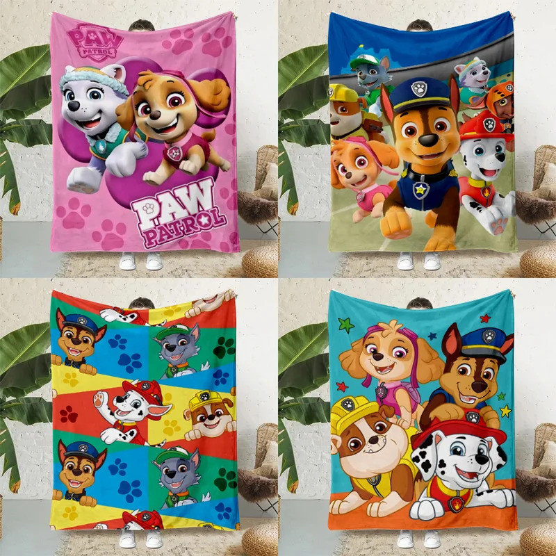 Hot Animation Patrols พิมพ์ผ้าห่มผ้าห่มปิกนิกผ้าห่มอุ่นนุ่มสบาย PAWs ผ้าห่ม Home Travel ของขวัญวันเกิด