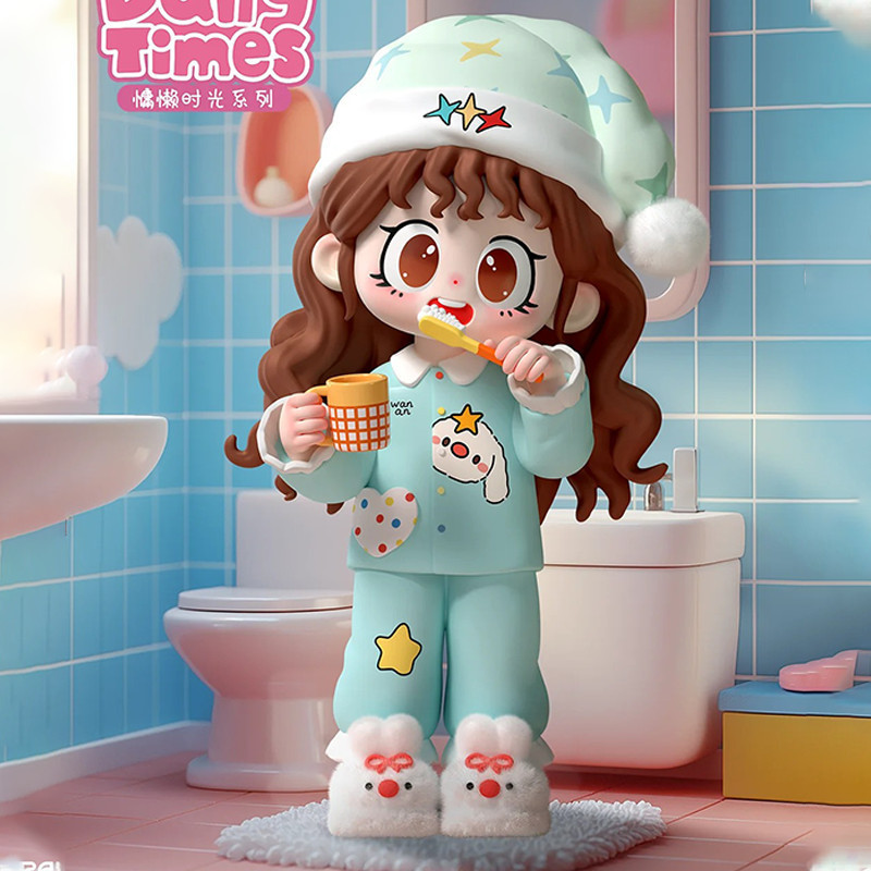 Milay milay milay Girl Mystery Box Third Generation Lazy Time Series อินเทรนด์เล่นรูปเครื่องประดับสา