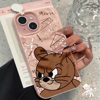 ✨ นี่ยม! ✨ เคสเหมือนอุกกาบาต เคสคู่ ภาพการ์ตูน น่ารัก หนู สําหรับIPhone16 15 14 13 12 11 7 8 plus Pro Promax X XR XS