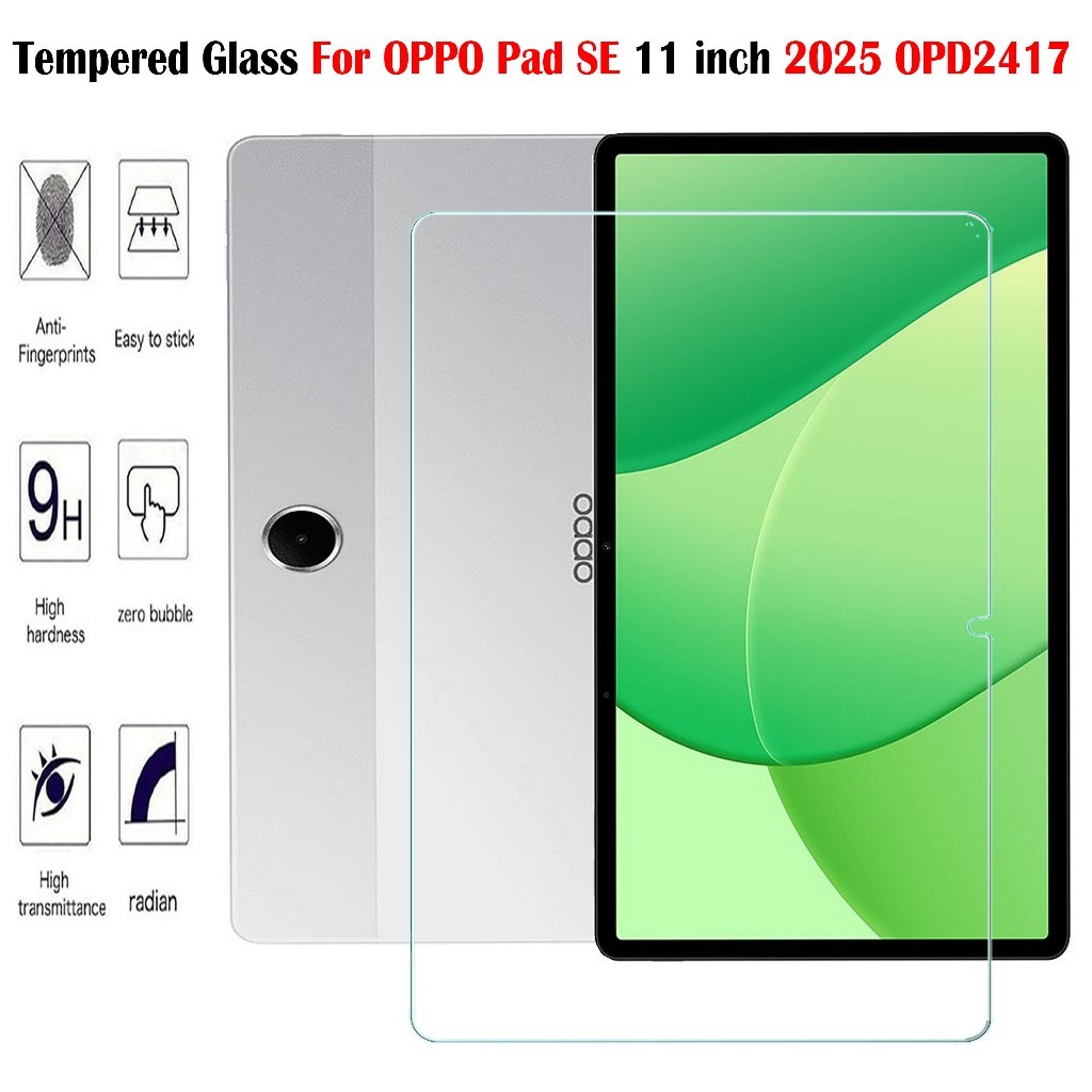 ฟิล์มกระจกใสนิรภัย สําหรับ OPPO Pad SE 11 นิ้ว 2025 OPD2417 OPPO Pad NEO 11.4 ต็มจอใส