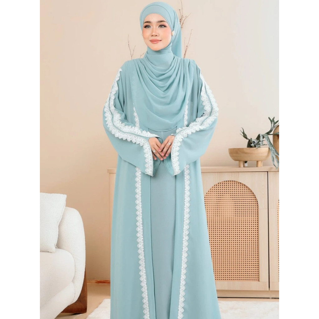 ALUNA ABAYA BP - ผู้หญิง ABAYA GAMIS / MUSLIM FASHION 2025 - XOPISHOP88