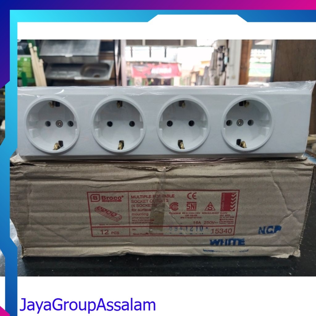 ซ็อกเก็ตเทอร์มินัล NCP Non-CP 15430 ของ Broco 4 หลุม