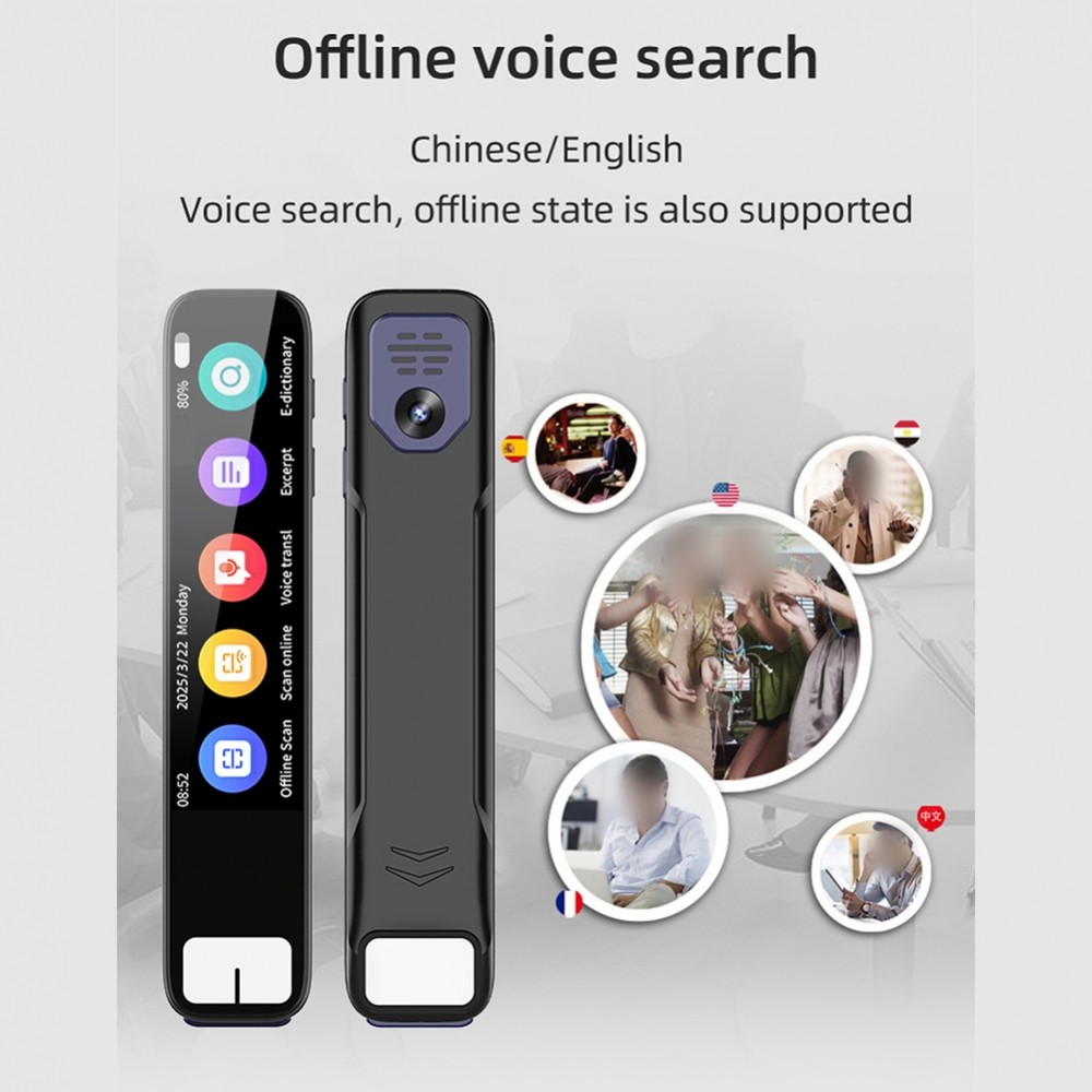[NEW]Smart Translator Pen Supports 134 Languages Online and Offline Voice Translation[SWHOME-TH]