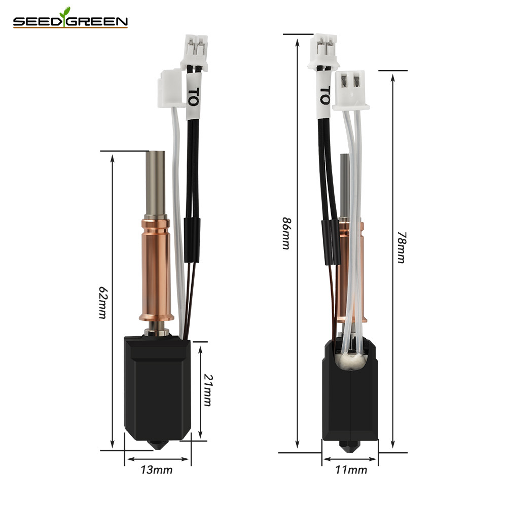 For Anycubic Kobra 3 Hotend Kit New Upgrade Hotend For Anycubic kobra 3 ceramic hotend 3D Printer Br
