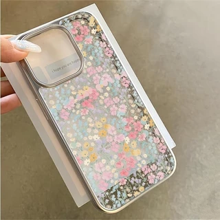 ความรู้สึกขั้นสูง จัดส่งจากประเทศไทย ดอกไม้for iPhone เคสไอโฟน 13 12 11 PRO MAX 16 15 14 X XS MAX XR 7/8PLUS หรูหรา