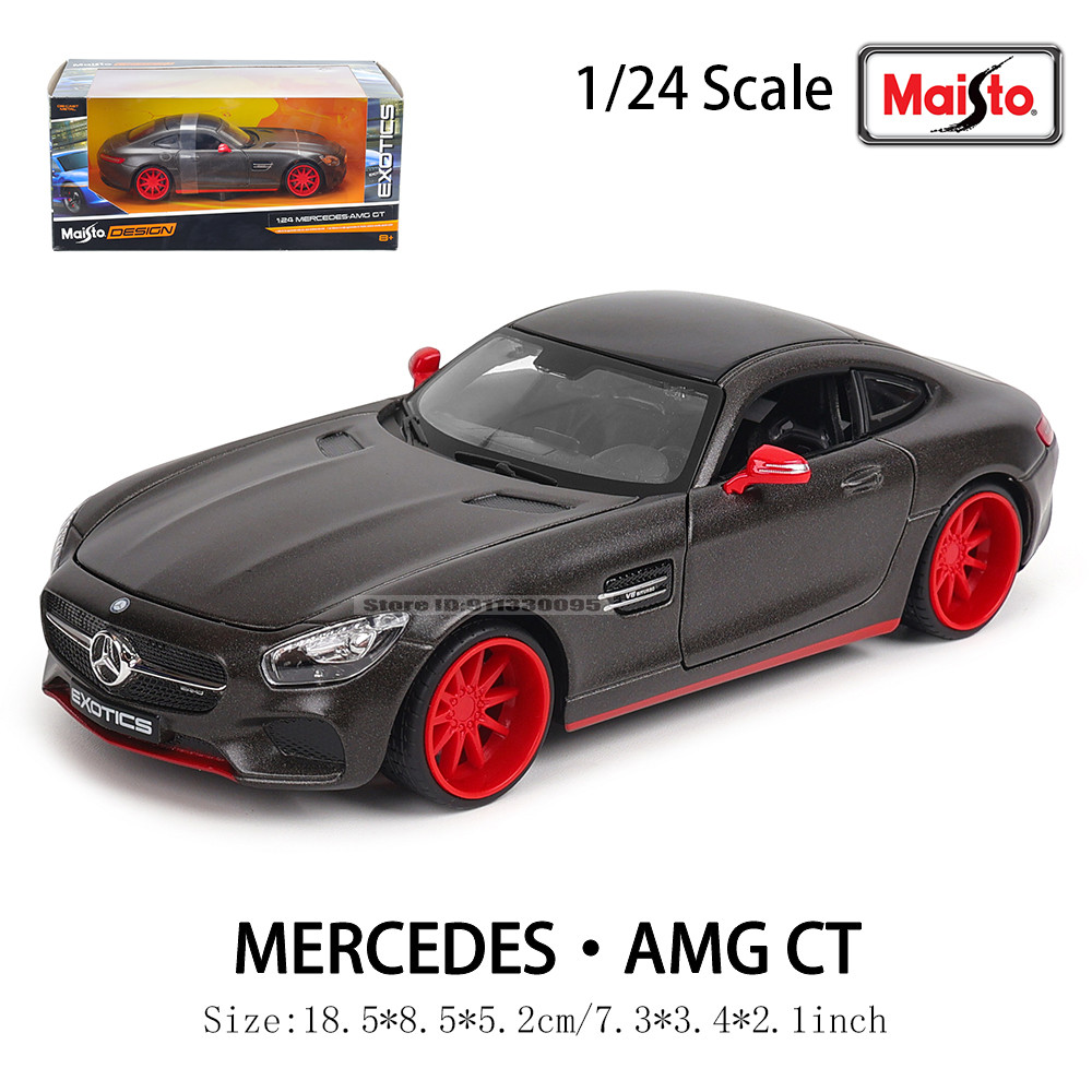 Maisto 1:24 Mercedes AMG Car Classic Edition จําลองรถรุ่นคอลเลกชันของขวัญของเล่นเด็กผู้ชาย