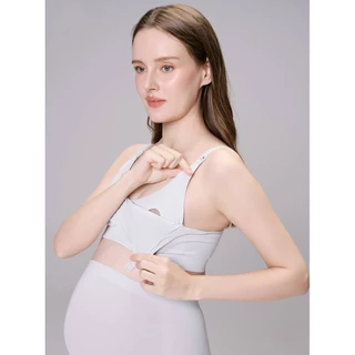 Sabina Maternity เสื้อชั้นในให้นม+ปั๊มนม รหัส SBM24001SL - สีเทาอ่อน