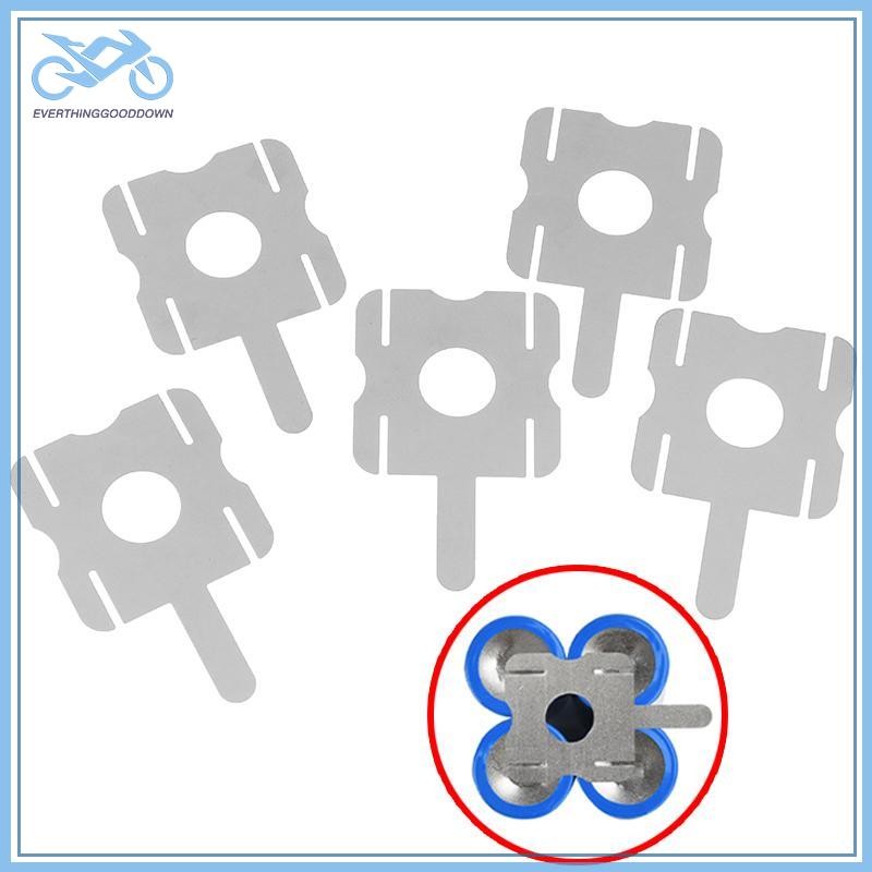 EVER 50/100/250 ชิ้น 4S 18650 แพ็คเปลี่ยนจุดเชื่อมแผ่นนิกเกิล U-Shaped สําหรับคอมพิวเตอร์แบตเตอรี่เค