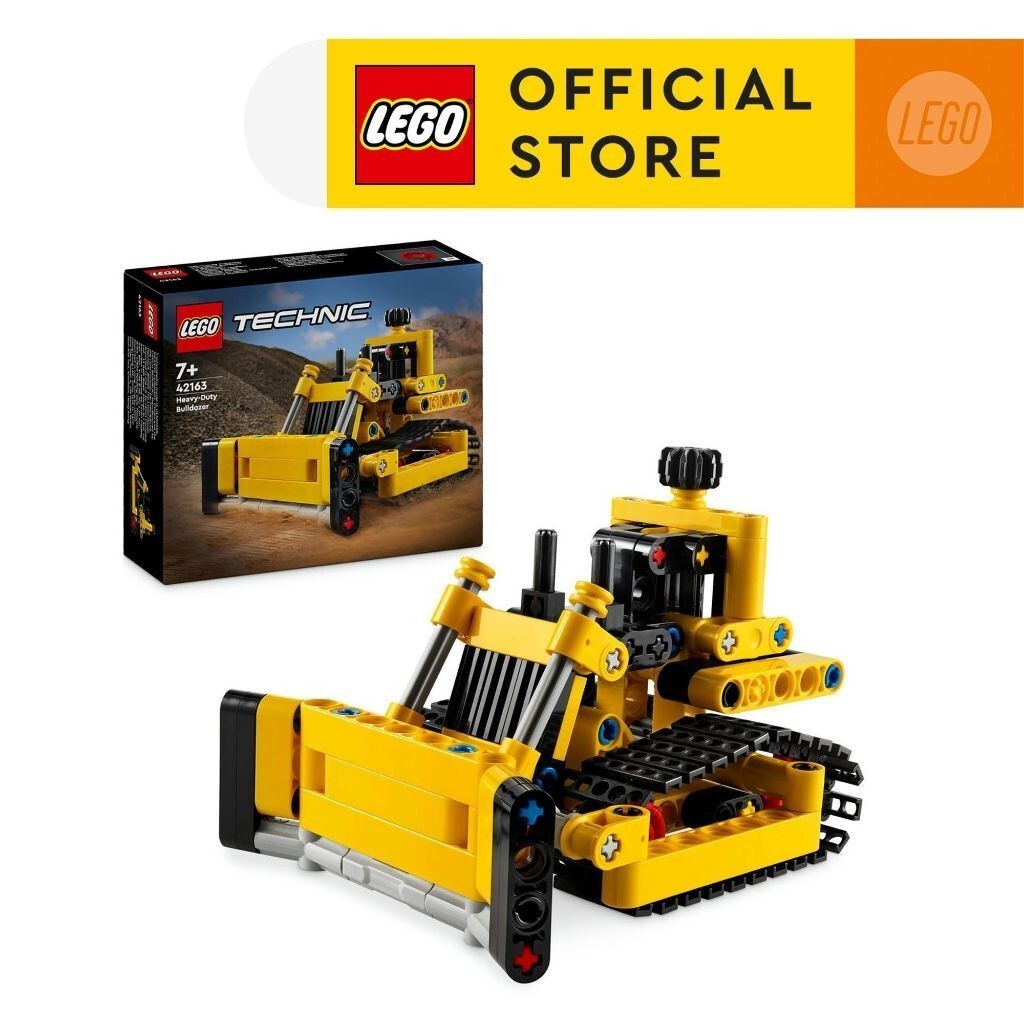 LEGO Technic 42163 Heavy-Duty Bulldozer Set (195 ชิ้น)