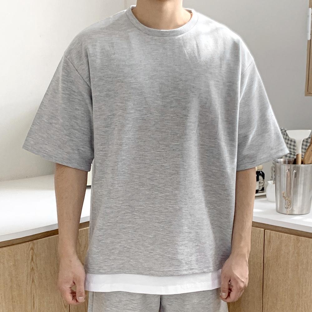 เสื้อยืดคอปกระโปรงแขนสั้น Seven Percent Daily ไซส์ใหญ่พิเศษ (3 สี)