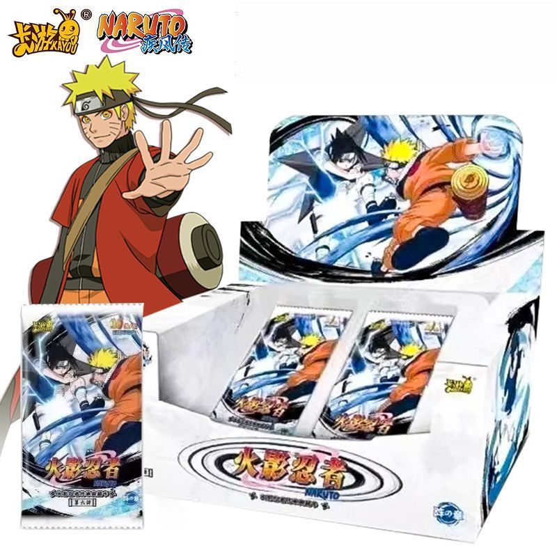 🔥พร้อมส่ง 🔥Kayou ของแท้ Naruto Chapter Sixt Bullet Mystery Box Card Uzumaki Naruto Sasuke อะนิเมะ Merchanded Original