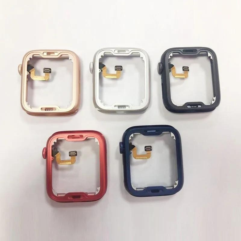 กรอบกลางที่อยู่อาศัยดิจิตอล Crown ปุ่มลําโพง Flex Cable Assembly สําหรับ Apple Watch Series 4 5 SE 6
