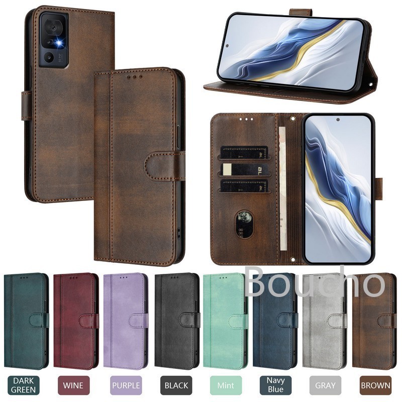 สําหรับ TCL 40 SE กรณีกระเป๋าสตางค์หนังเคสโทรศัพท์สําหรับ TCL 40SE กรณีเส้นธรรมดาใส่ฝาครอบโทรศัพท์พลิก