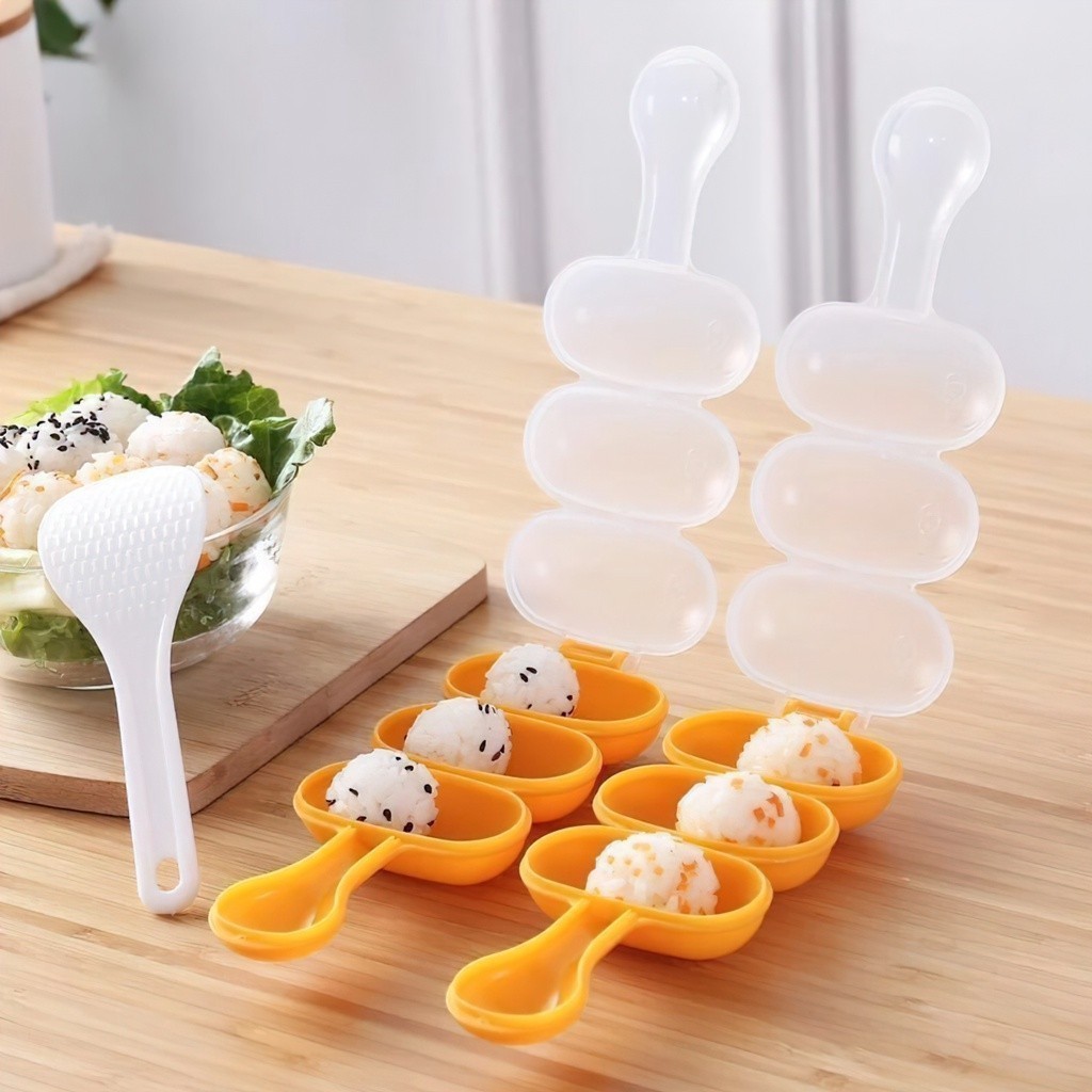 ชุดเชคเกอร์ข้าวทรงข้าวปั้นสําหรับเด็กทารกพร้อมช้อน-MU888