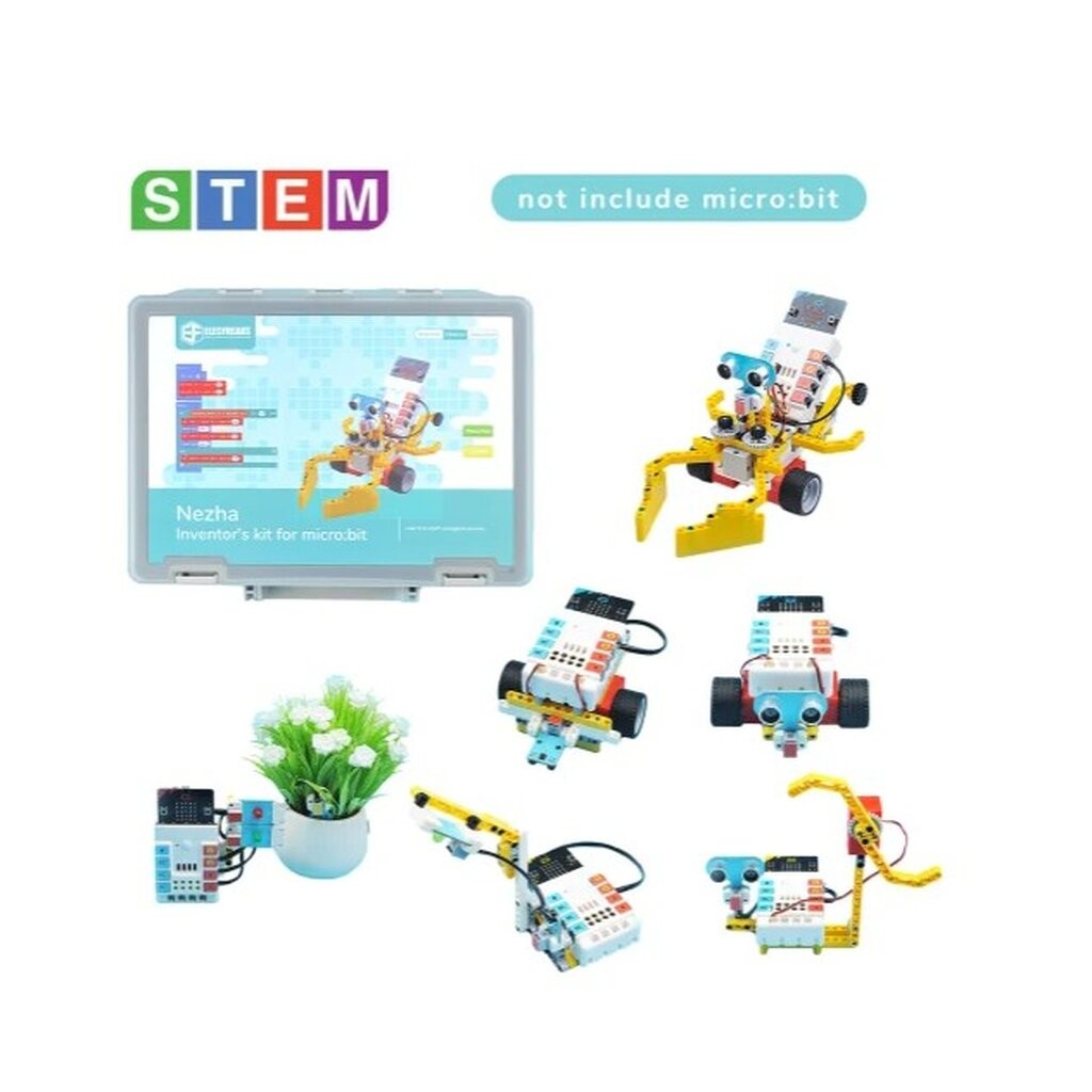 ชุดประกอบตัวต่อ Nezha Inventor's Kit for Micro:bit (***ไม่รวมแผง Micro:bit ***) Nezha Inventor's Kit