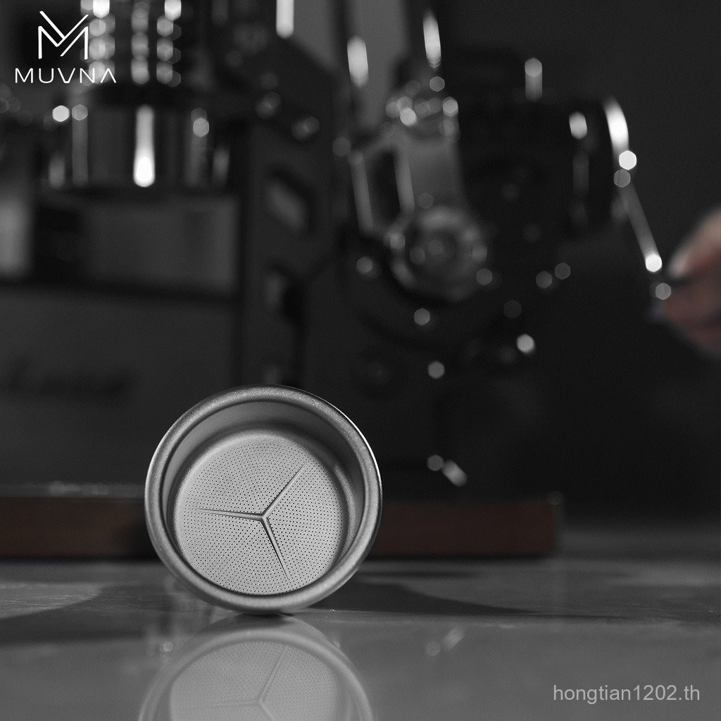 MUVNA MUVNA Titanium Ant Powder Bowl เครื่องชงกาแฟ Precision Pure Titanium Powder Bowl 58mm Espresso Utensils