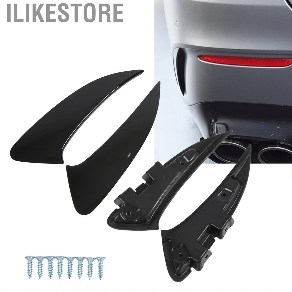 Ilikestore ILIKESTORE-TH AQXREIGHT BUMPER AIR VET SPOILER SPOILER การเปลี่ยนสีดำเงาสำหรับ C118 X118 