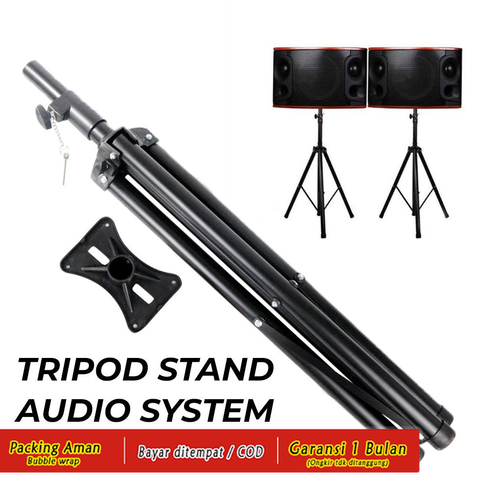 TaffSTUDIO Floor Tripod Stand Speaker Audio System 8-15 Inch 1.8M - SPS-502M