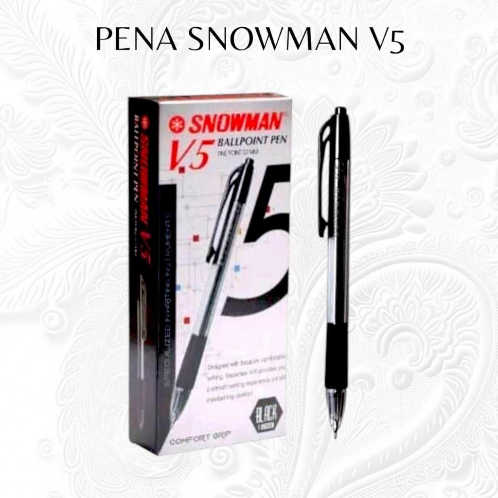 [SDW] pekanbaru / SNOWMAN V5 TIKTAK Pen / ปากกา BALLPOINT / ปากกา v5 0.7 MM