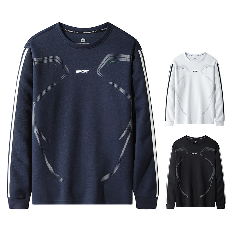 victory sports เสื้อกีฬาชาย เสื้อแขนยาวสปอร์ต คอกลม [กทม พร้อมส่ง]