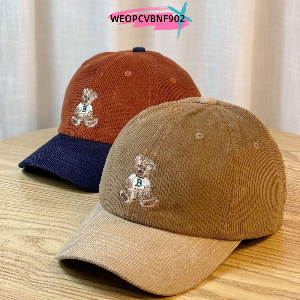 หมวกเบสบอลระบายอากาศด้วยผ้าลูกฟูก ปรับปีกได้ กันแดด มีสไตล์สำหรับการเดินทางและการใช้งานกลางแจ้ง