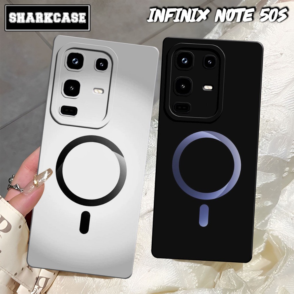 Softcase HP INFINIX NOTE 50s / NOTE 50X / NOTE 50 / NOTE 50 PRO / NOTE 50 PRO PLUS ลายโลโก้ Apple ล่