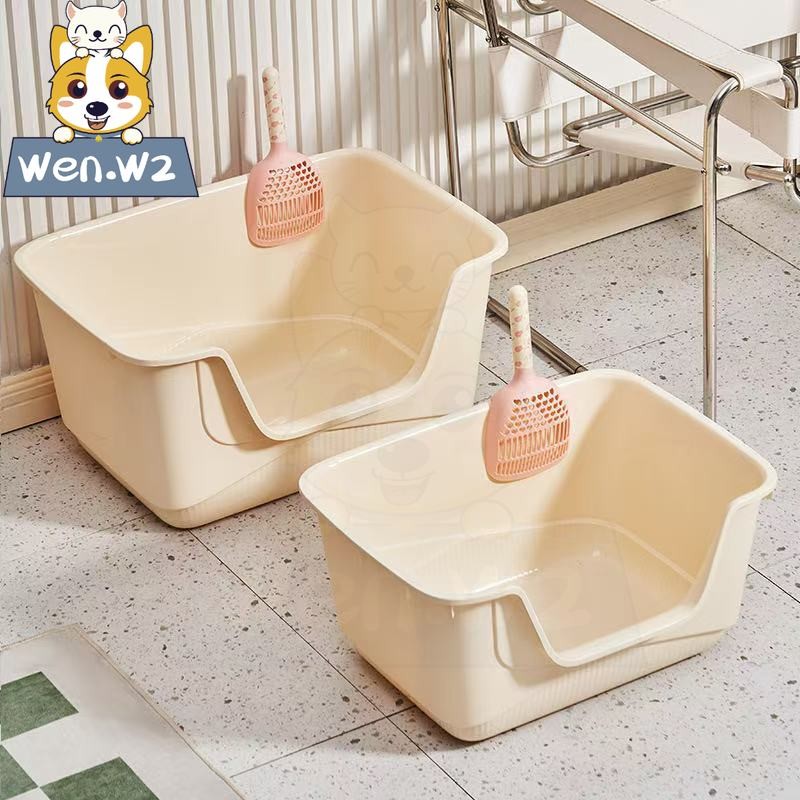 wen.W2 กระบะทรายแมว ขนาดใหญ่แข็งแรง ทนทาน กระบะใส่ทรายแมว