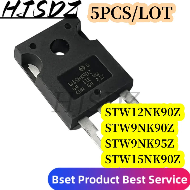 1-5PCS STW12NK90Z STW9NK90Z STW9NK95Z STW15NK90Z W12NK90Z W9NK90Z W9NK95Z W15NK90Z TO-247 Field-effe