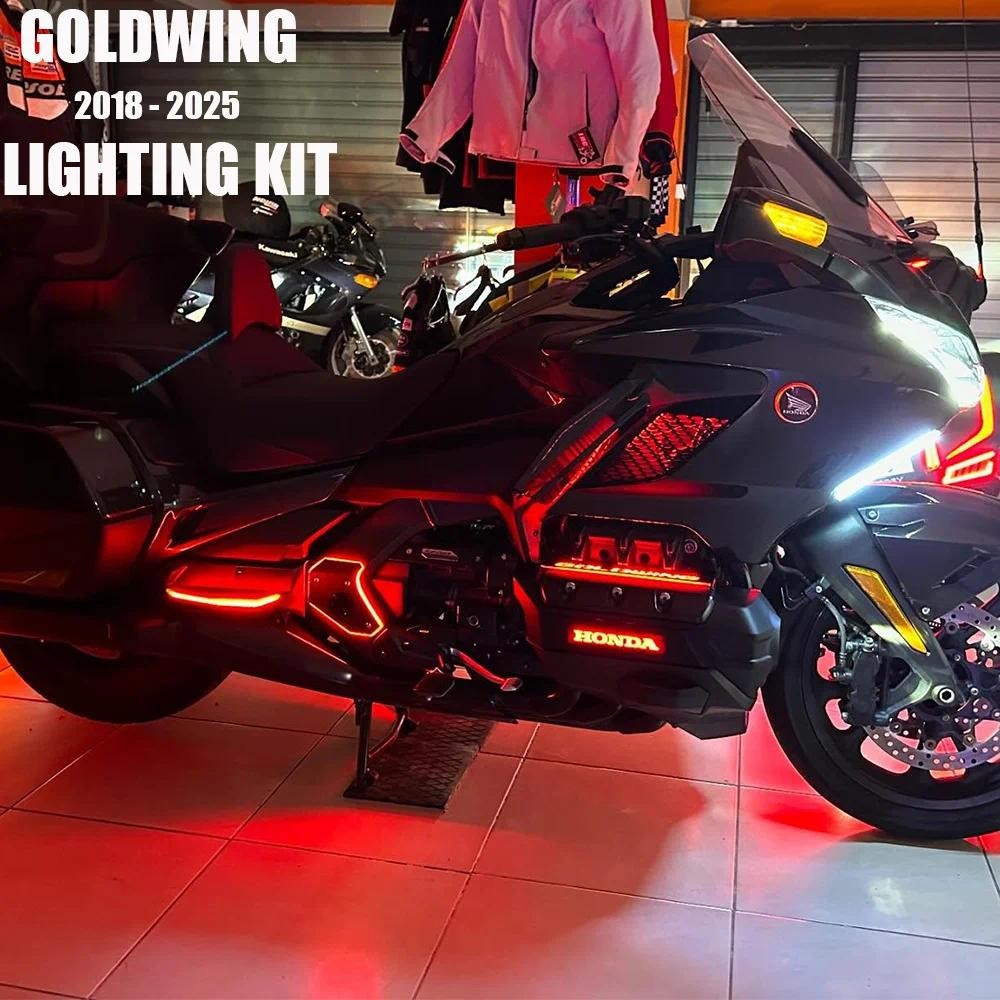 GOLDWING 2018 - 2025 ชุดไฟสําหรับ HONDA GOLD WING GL1800 ระบบแสง Goldwing แผงตกแต่ง Reflector