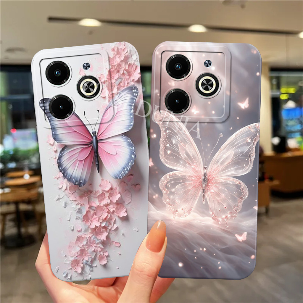 Itel P55 4g / Smart 8 / 8 Pro / Hot 40i Tecno Spark 20 20c G0 2024 เคส Infinix กันชน Softcase ทุกรุ่