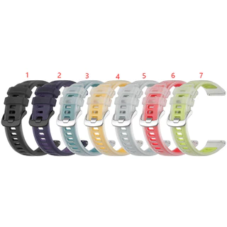 Jelly สายนาฬิกาสีสันสดใสสําหรับผู้เบิกทาง Garmin 265 255 265M 165 245M 645M 55 158 970 570 70 170 Venu 2 4 Venu3 Vivoactive 6 5 4 3 Active 5 Clear กันน้ํากีฬาเปลี่ยนสายซิลิโคน